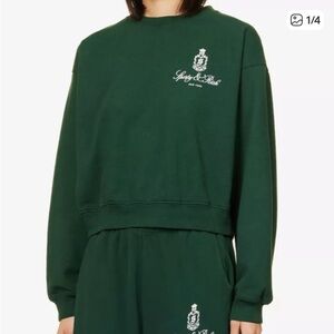 Sporty & Rich Forest Green Logo Apparel